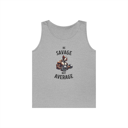 Be Savage Not Average Pit Bull Tank Top