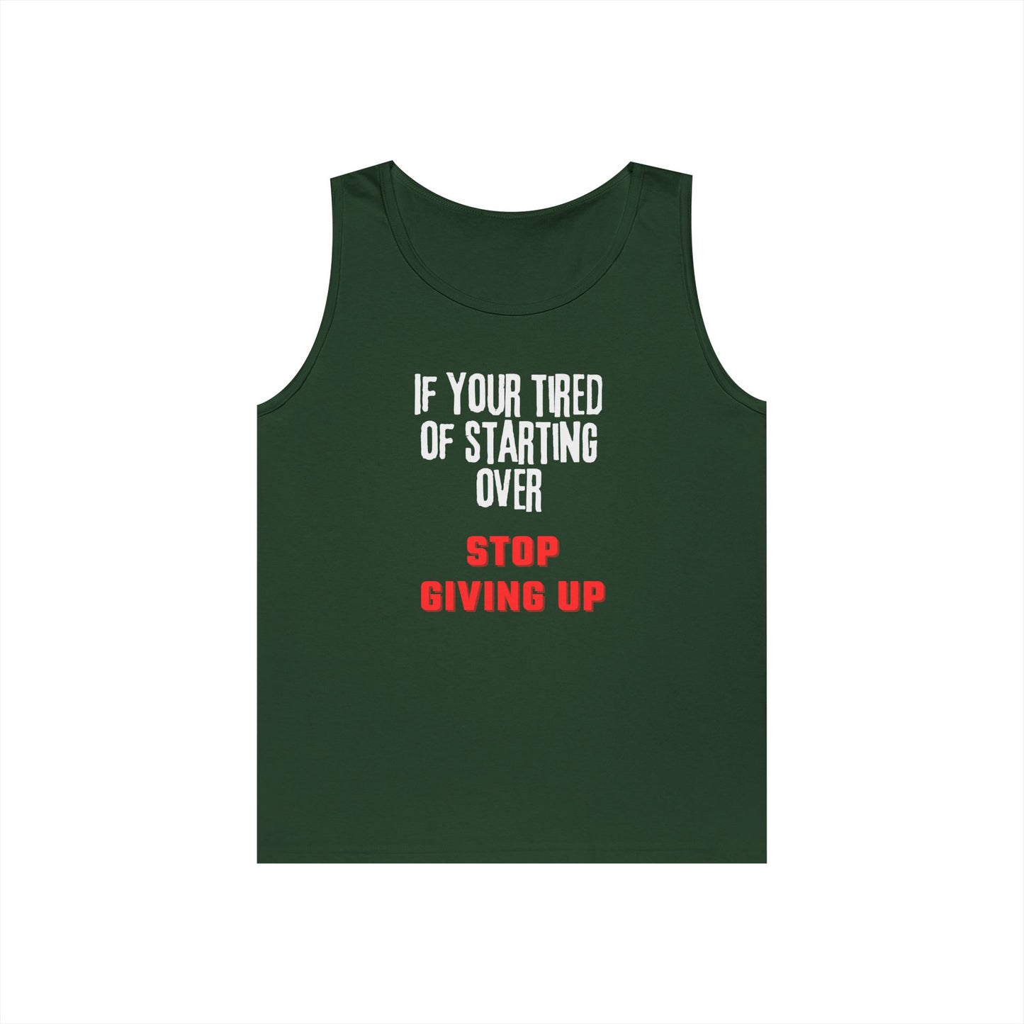 Stop Giving Up (W) Tank Top
