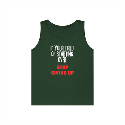 Stop Giving Up (W) Tank Top