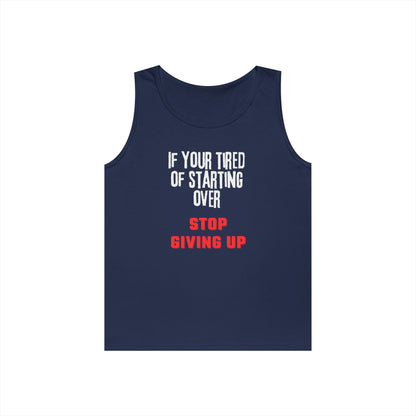 Stop Giving Up (W) Tank Top