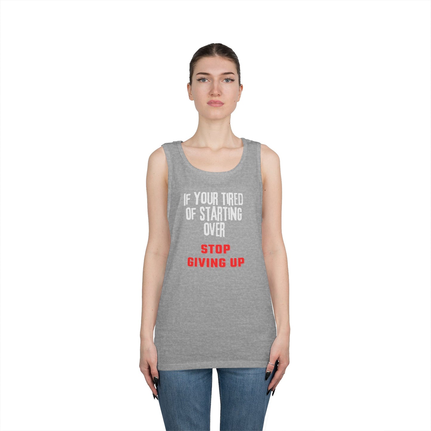 Stop Giving Up (W) Tank Top