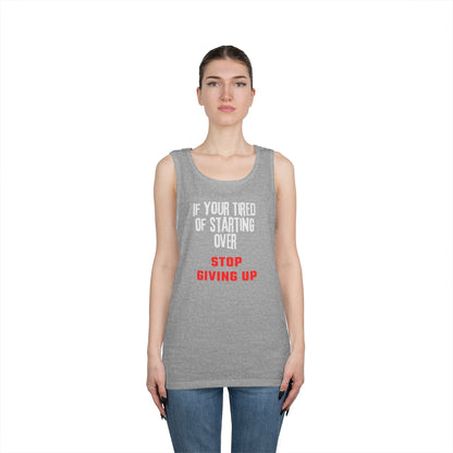 Stop Giving Up (W) Tank Top