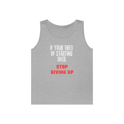 Stop Giving Up (W) Tank Top