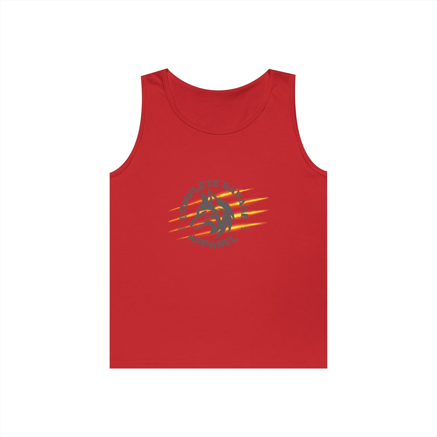 Big Logo Grey Tank Top