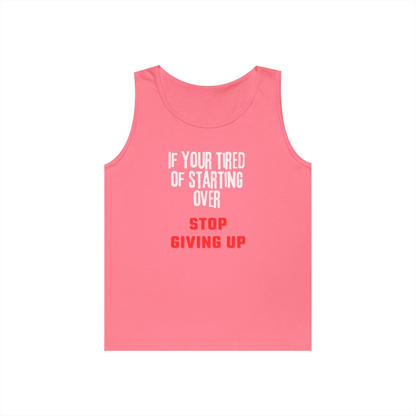 Stop Giving Up (W) Tank Top