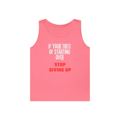 Stop Giving Up (W) Tank Top
