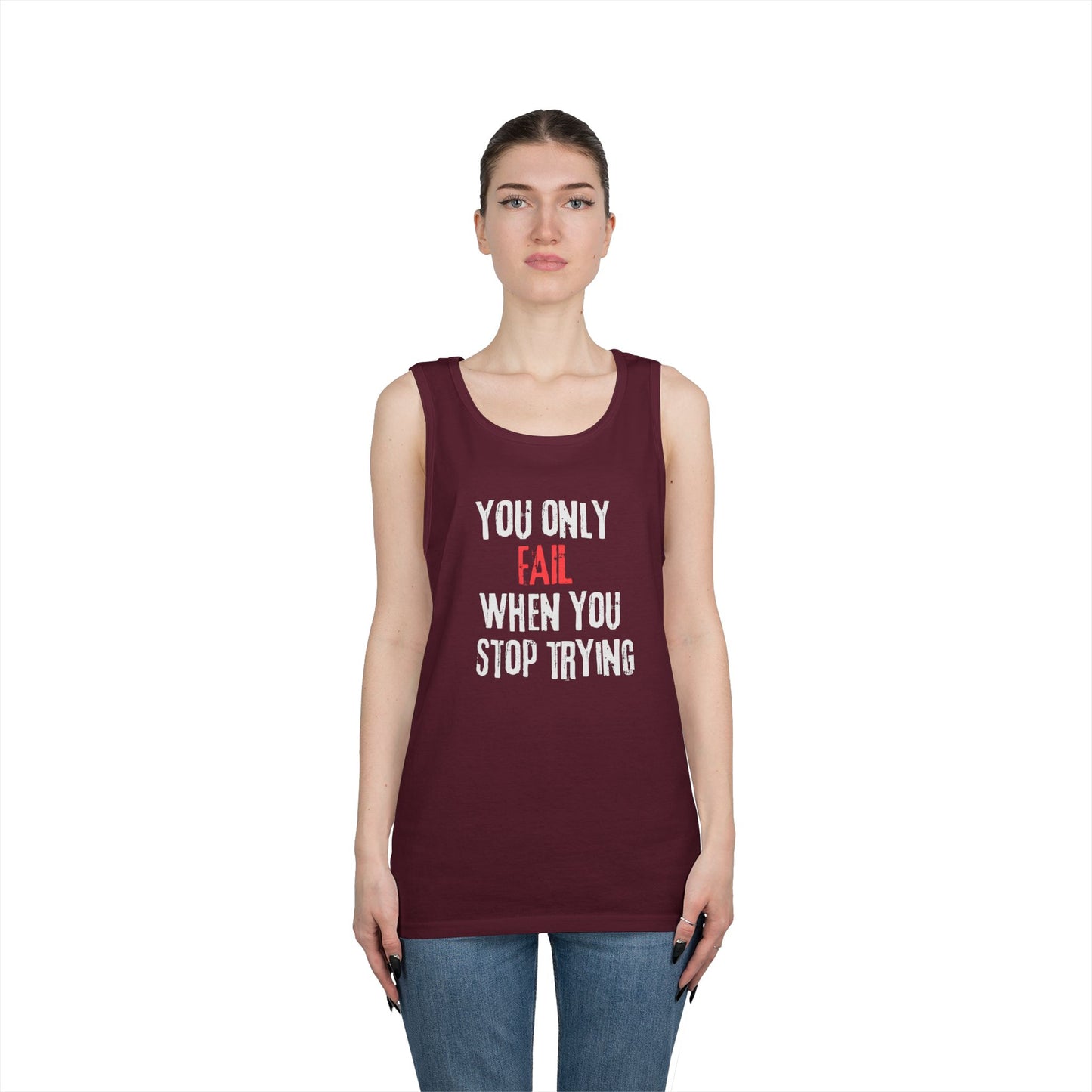 Stop Trying Tank Top