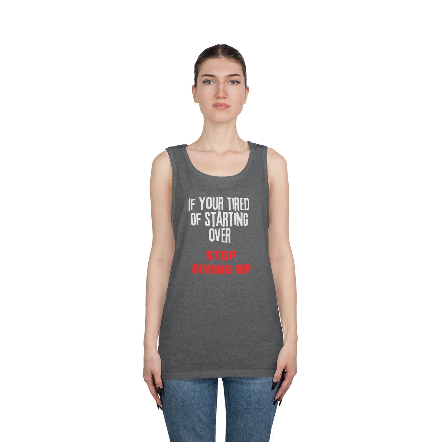 Stop Giving Up (W) Tank Top