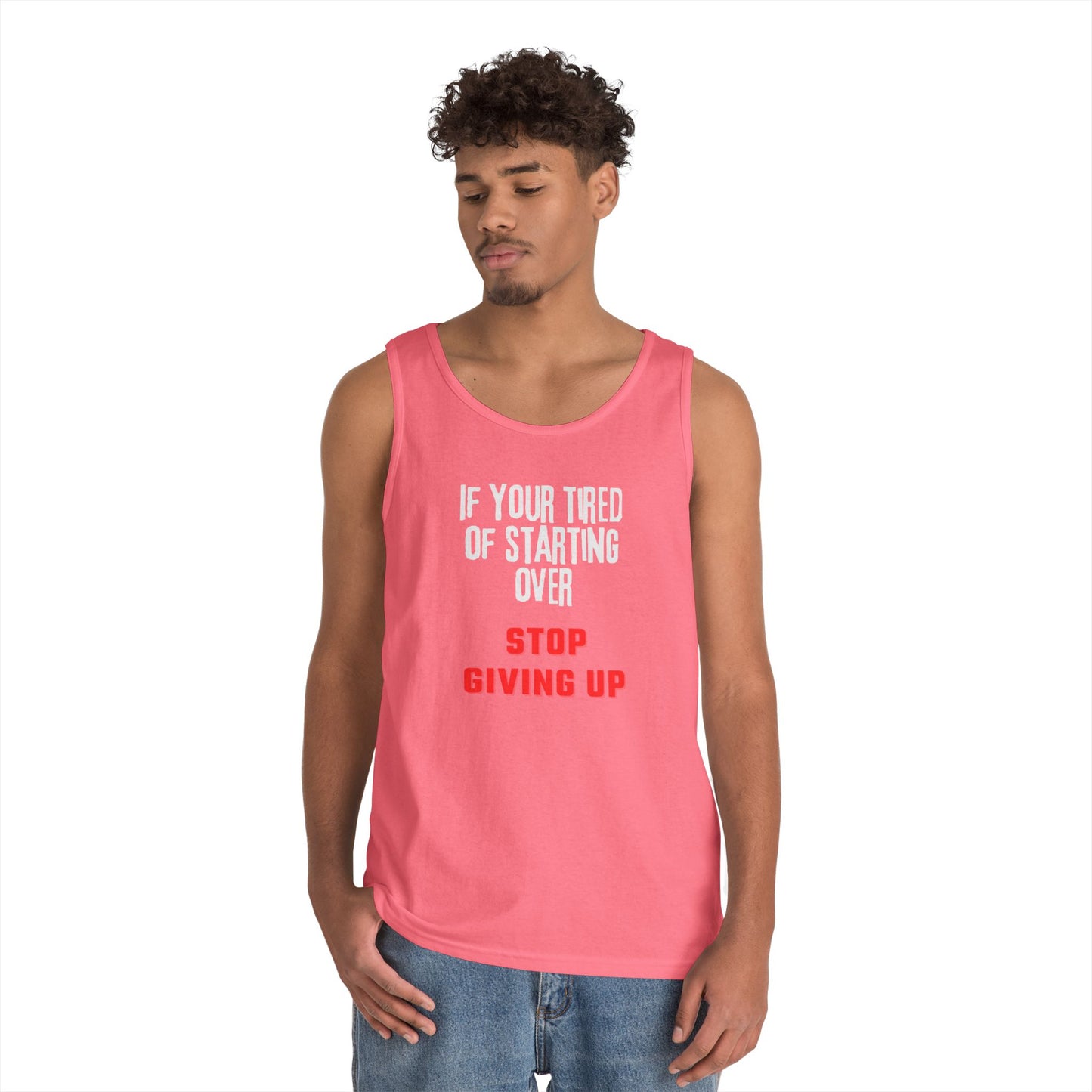 Stop Giving Up (W) Tank Top