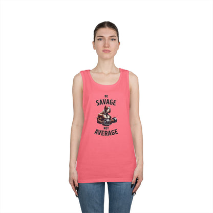 Be Savage Not Average Pit Bull Tank Top