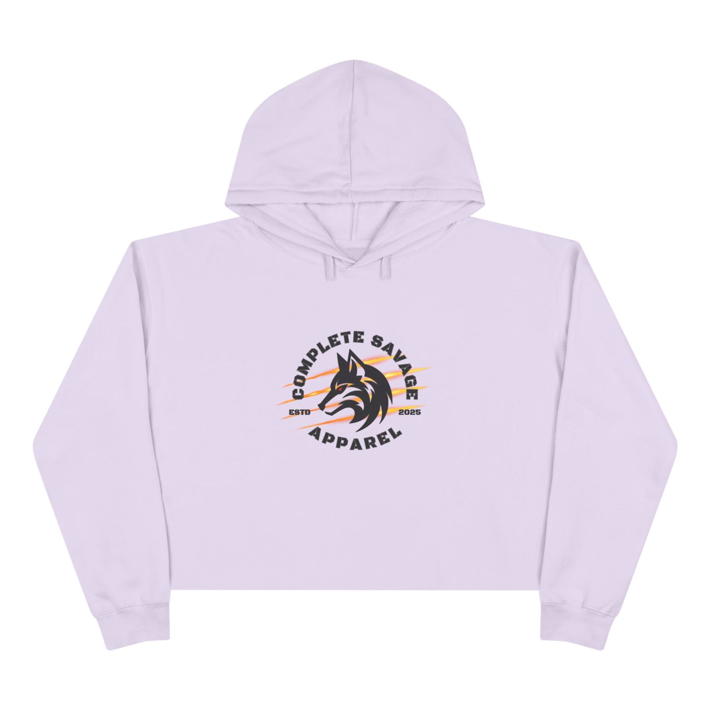 Big Logo Crop Hoodie