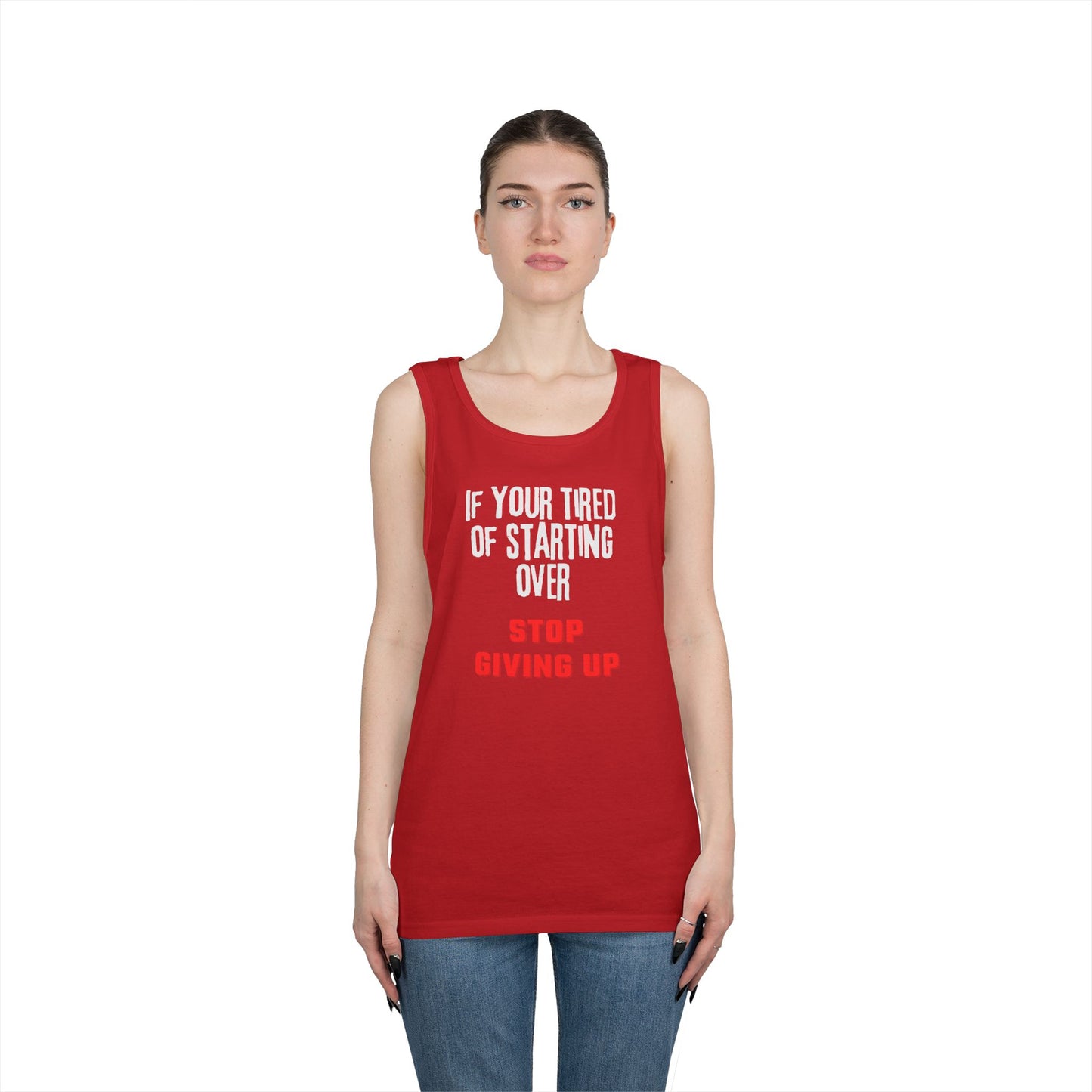 Stop Giving Up (W) Tank Top