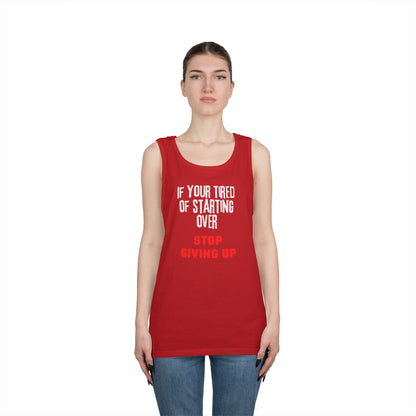 Stop Giving Up (W) Tank Top