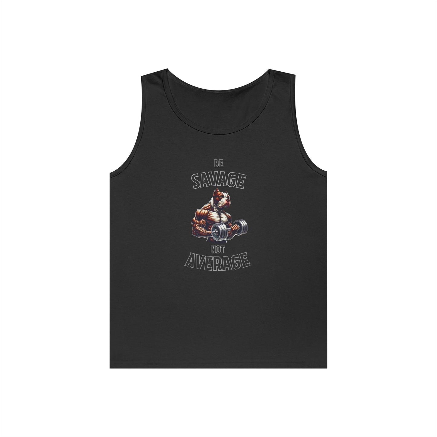 Be Savage Not Average Pit Bull Tank Top