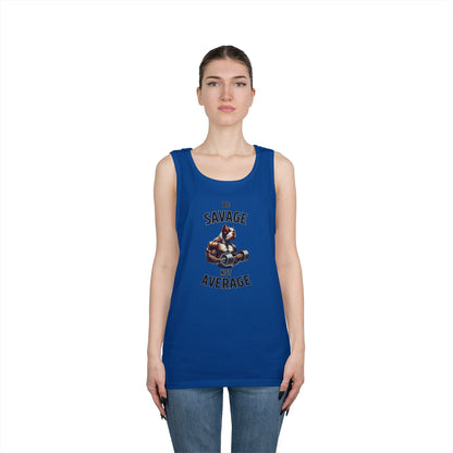 Be Savage Not Average Pit Bull Tank Top