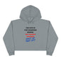 Shut Up And Lift 2 Crop Hoodie
