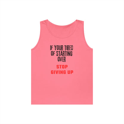 Stop Giving Up (B) Tank Top