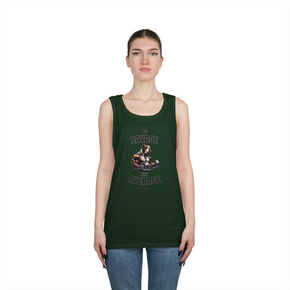 Be Savage Not Average Pit Bull Tank Top