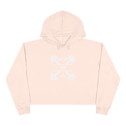 Shut Up And Lift Crop Hoodie