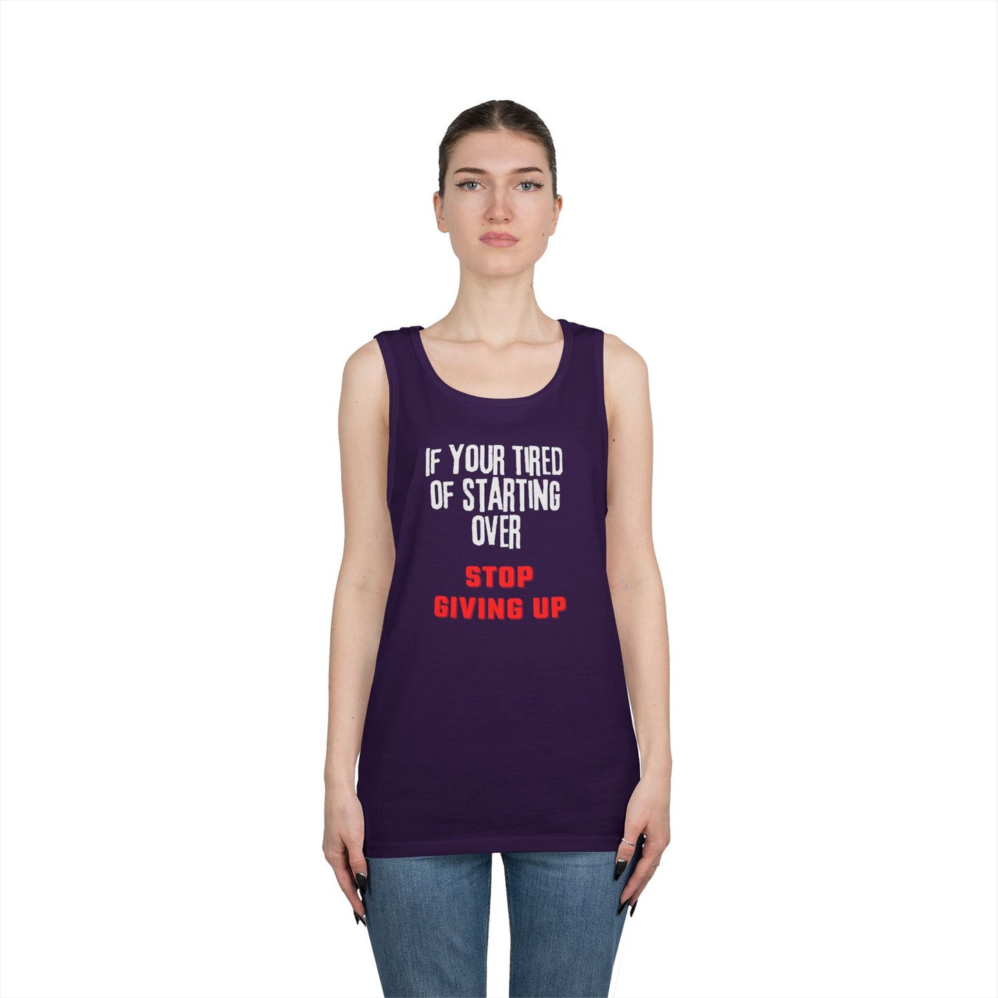 Stop Giving Up (W) Tank Top