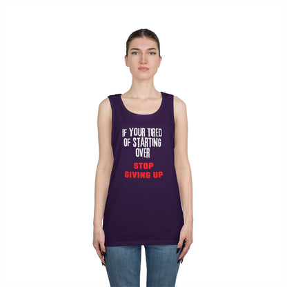 Stop Giving Up (W) Tank Top